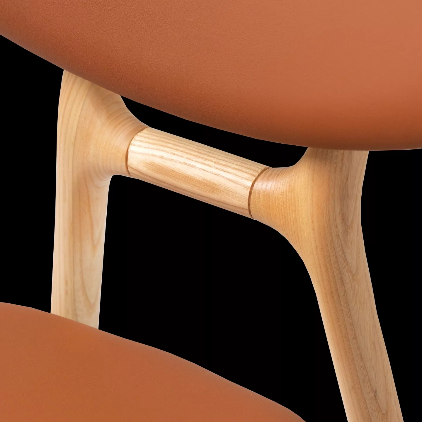 實木餐椅木材細節照片