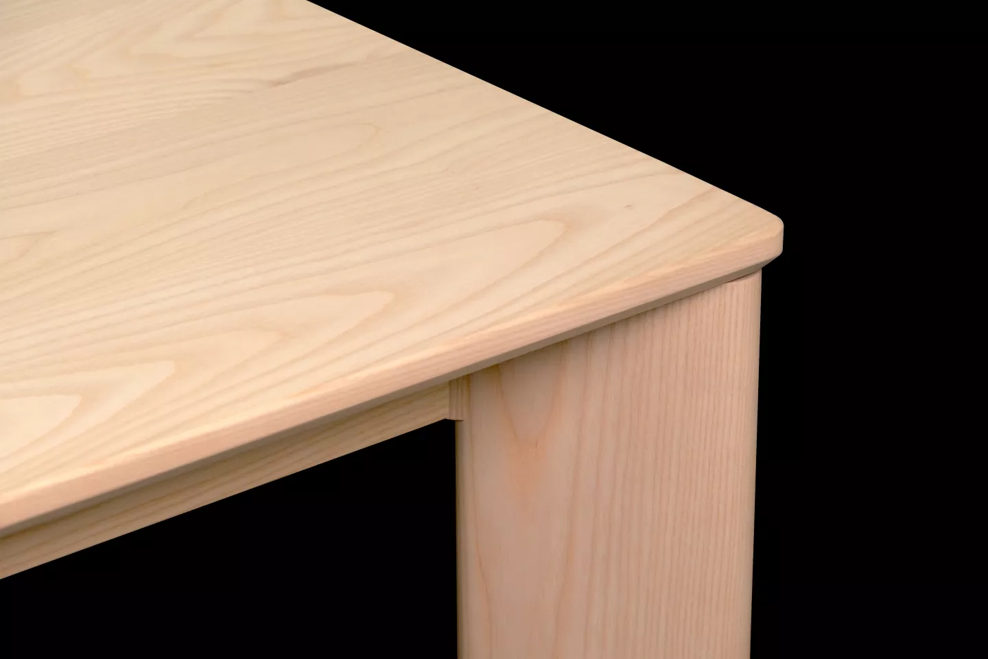 實木餐桌桌腳細節照片