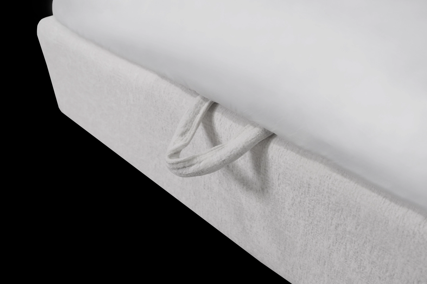 先床床底含有精製拉手處方便開關掀床