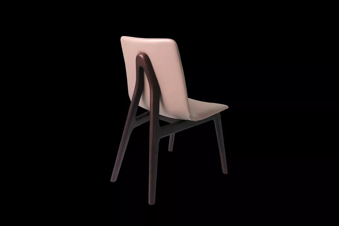 A字型梣木餐椅細節照片