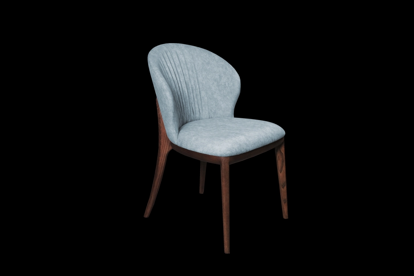 貓抓布款實木餐椅