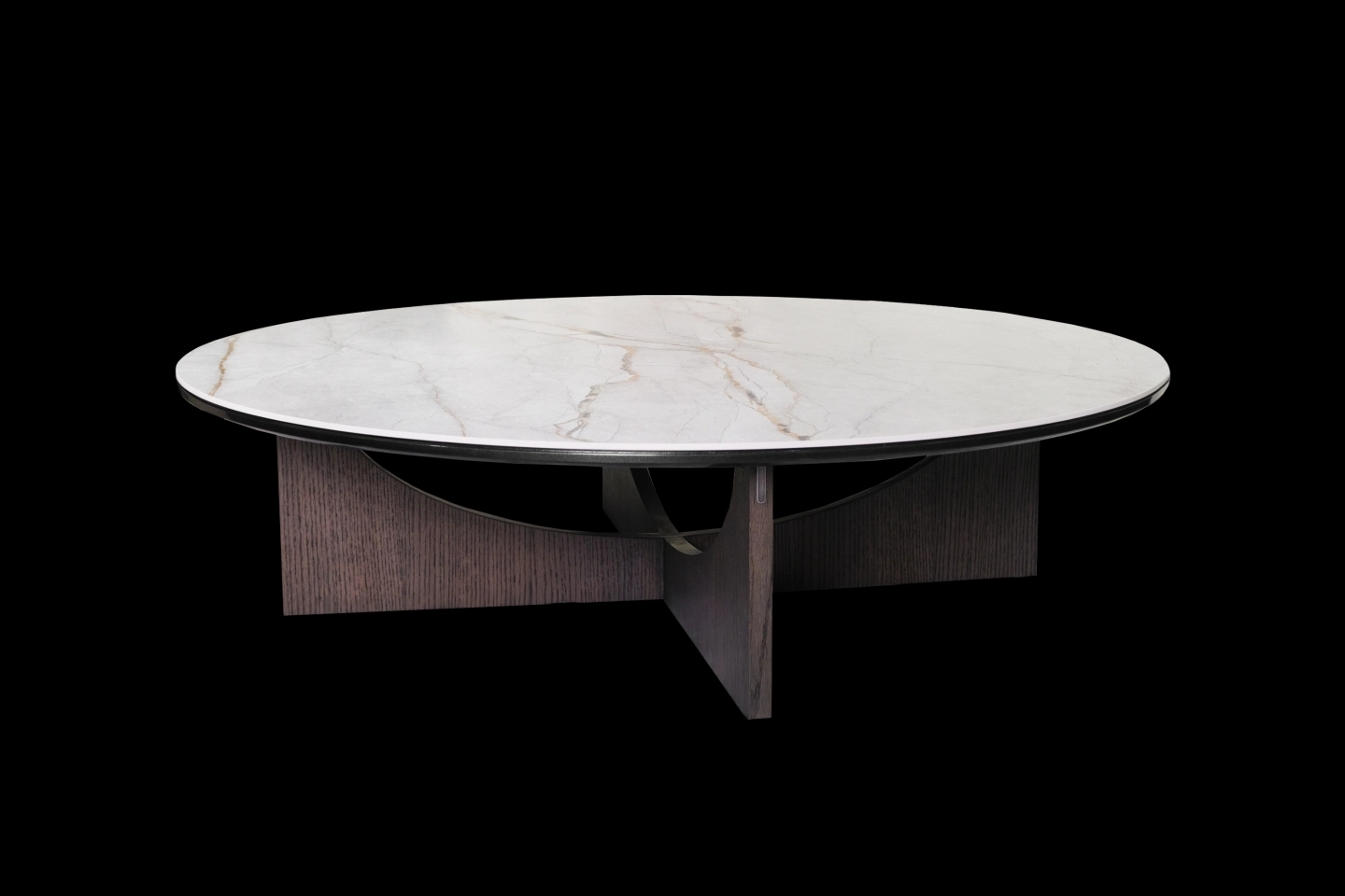 西班牙陶板桌面搭配實木腳座茶几