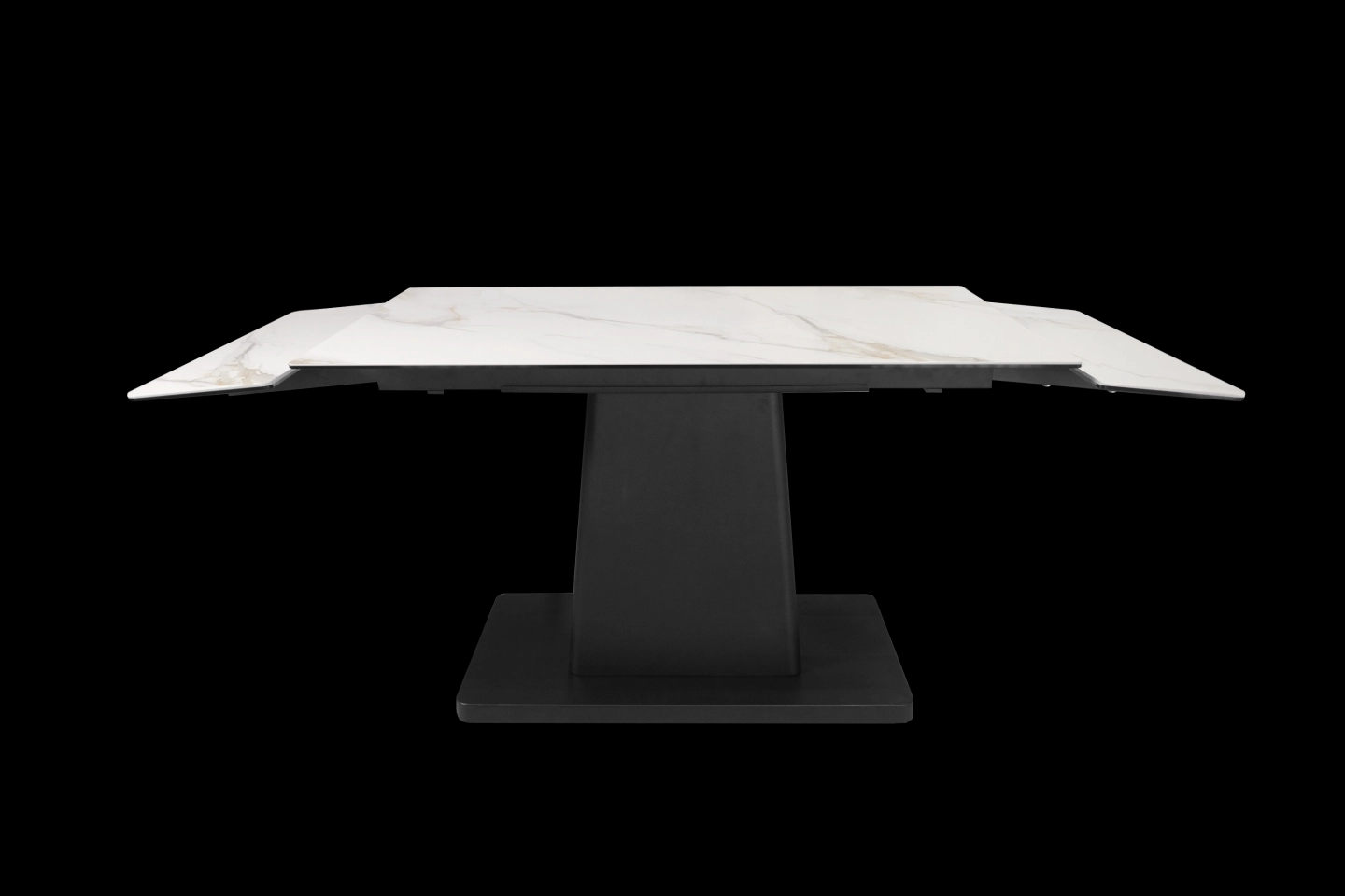 中柱腳座伸縮餐桌款式