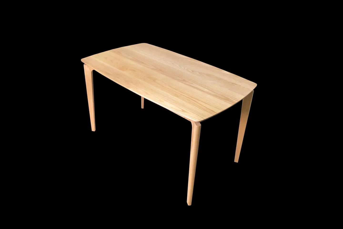 D16實木餐桌_梣木ASH/西班牙陶板