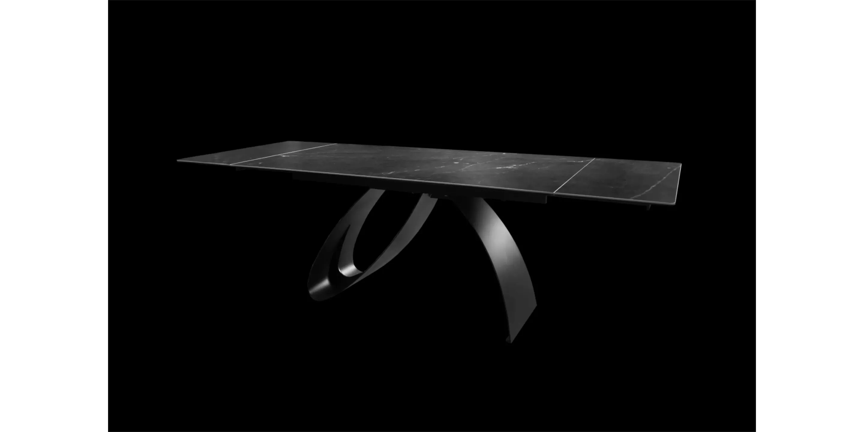 D31岩板伸縮餐桌