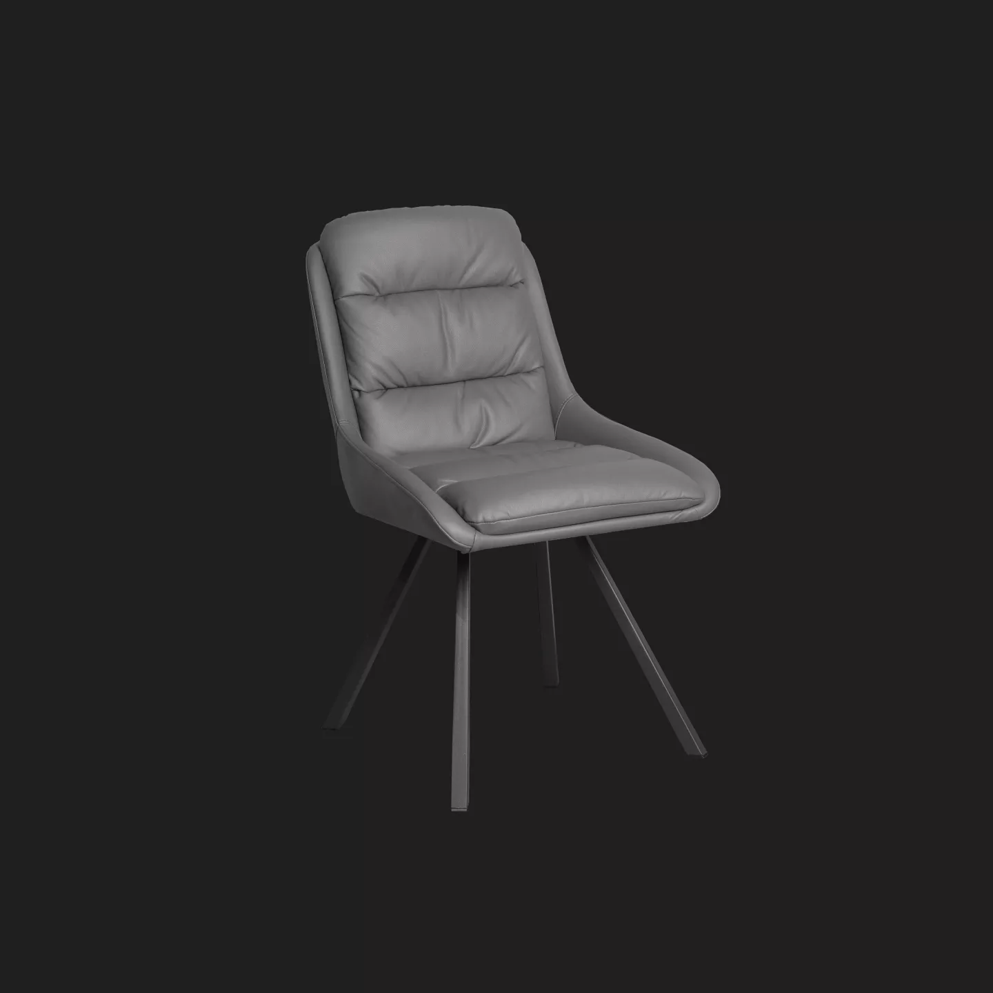 CS3旋轉皮餐椅