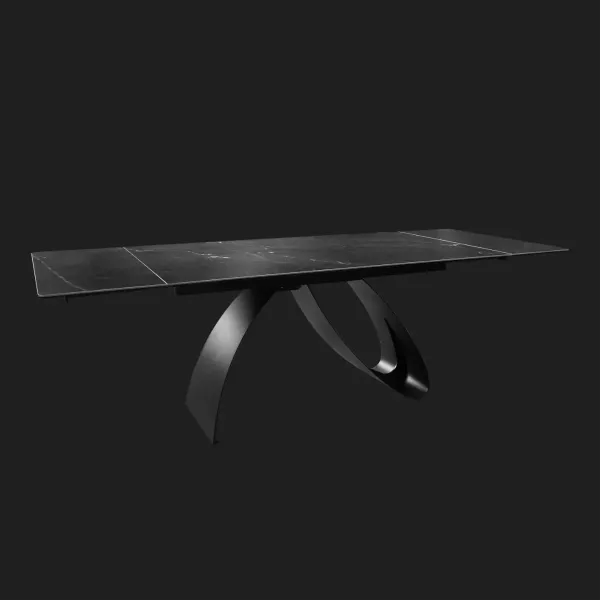 D31岩板伸縮餐桌