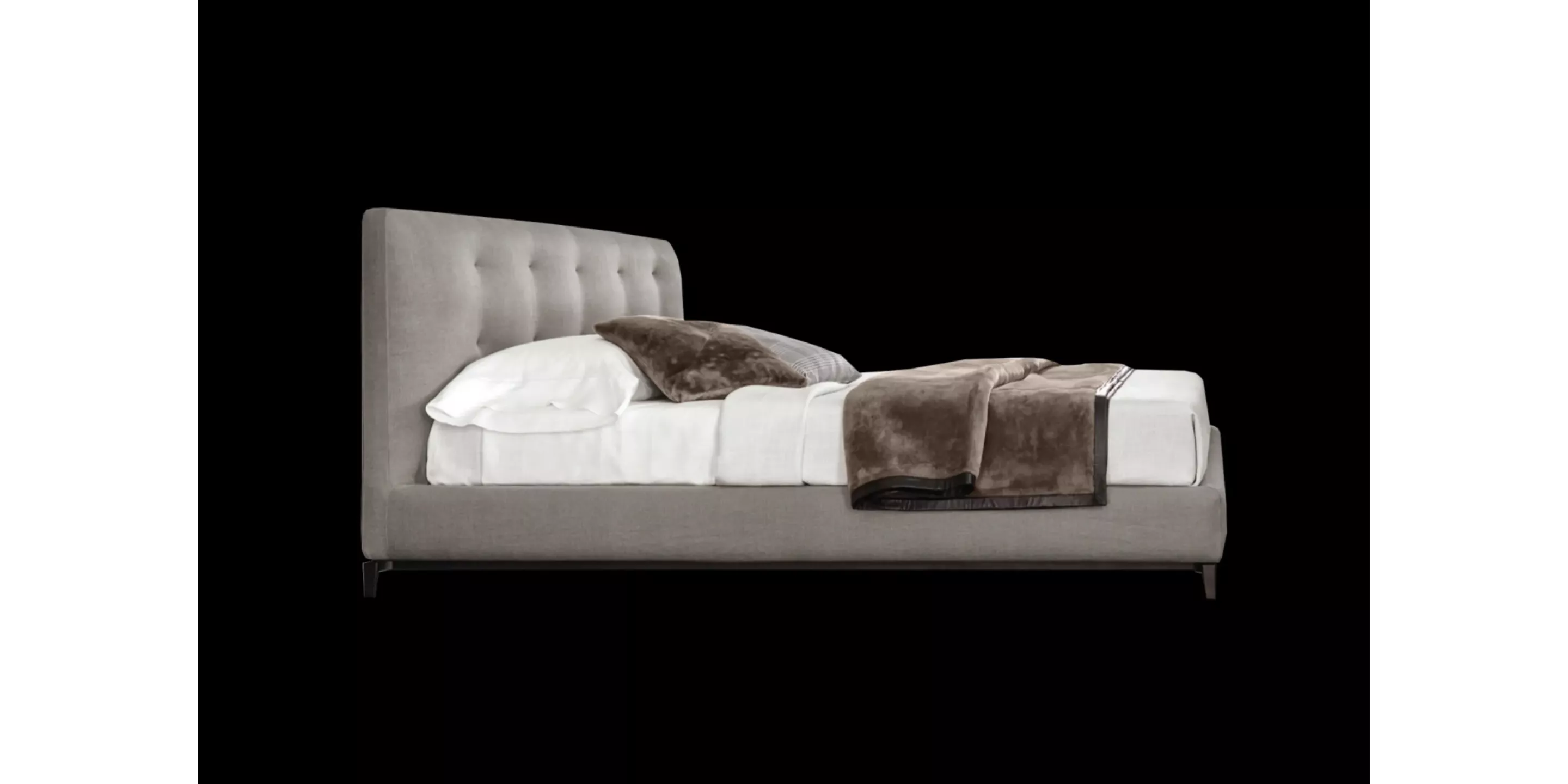 訂製復刻床台Minotti_Andersen Bed Quilt